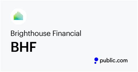 brighthouse financial stock price